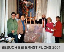 Bei Ernst Fuchs in Wien